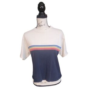 John Galt Womens Fun Hippe Y2k Vibe‎ Tee Size Medium
